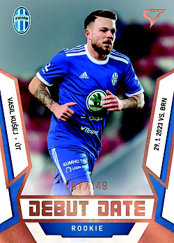Vasil Kusej Mlada Boleslav SportZoo FORTUNA:LIGA 2022/23 2. serie Debut Date Rookie /149 #DR-10